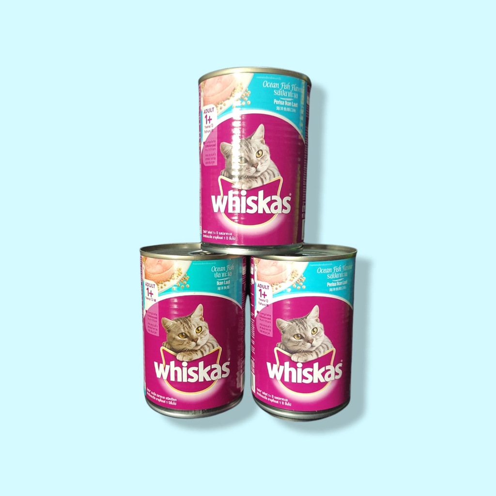 Makanan Kucing Whiskas Kaleng 400 gram / Whiskas Kaleng