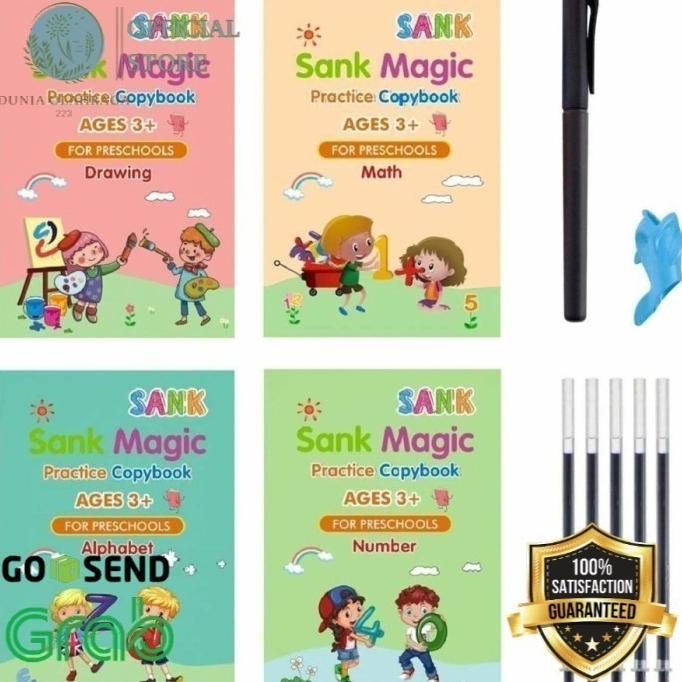 

Sank Magic Practice Book 1 Set Isi 4 Buku + Pulpen