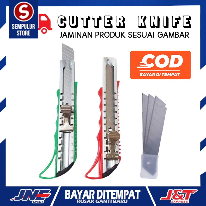 

Pisau Cutter Besar Gratis isi Cutter Besar Karter Besar Kater Besar Cutter Knife Bahan Besi Anti Karat