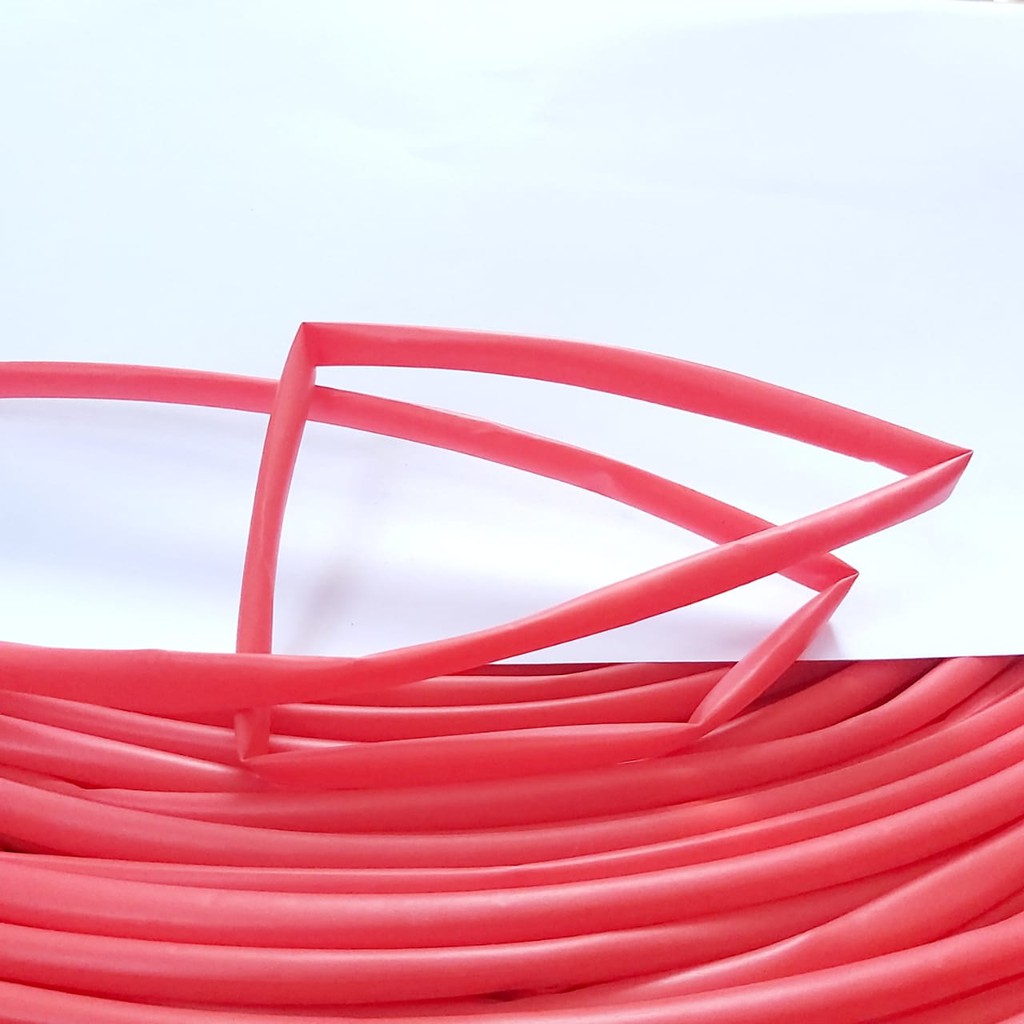 SELONGSONG BAKAR SELANG BAKAR 6MM x 100METER - MERAH / HEAT SHRINK TUBE