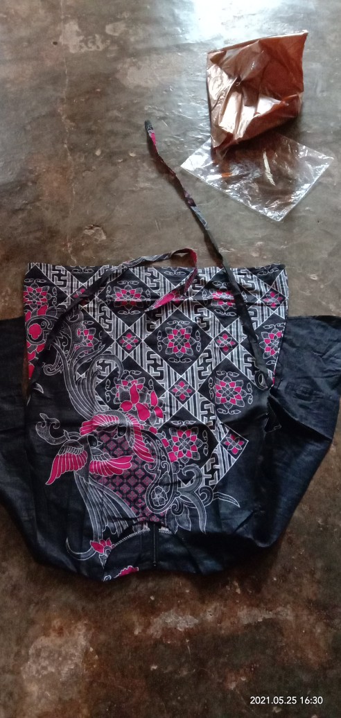 Hem Pendek Pria Couple Bloes Batik Cwek