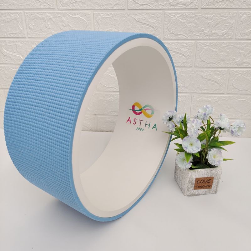 BARU YOGA WHEEL SLIM BASIC/YOGA WHEEL SLIM/ALAT TERAPI PUNGGUNG/ ALAT BANTU YOGA WHEEL PVC 15 cm