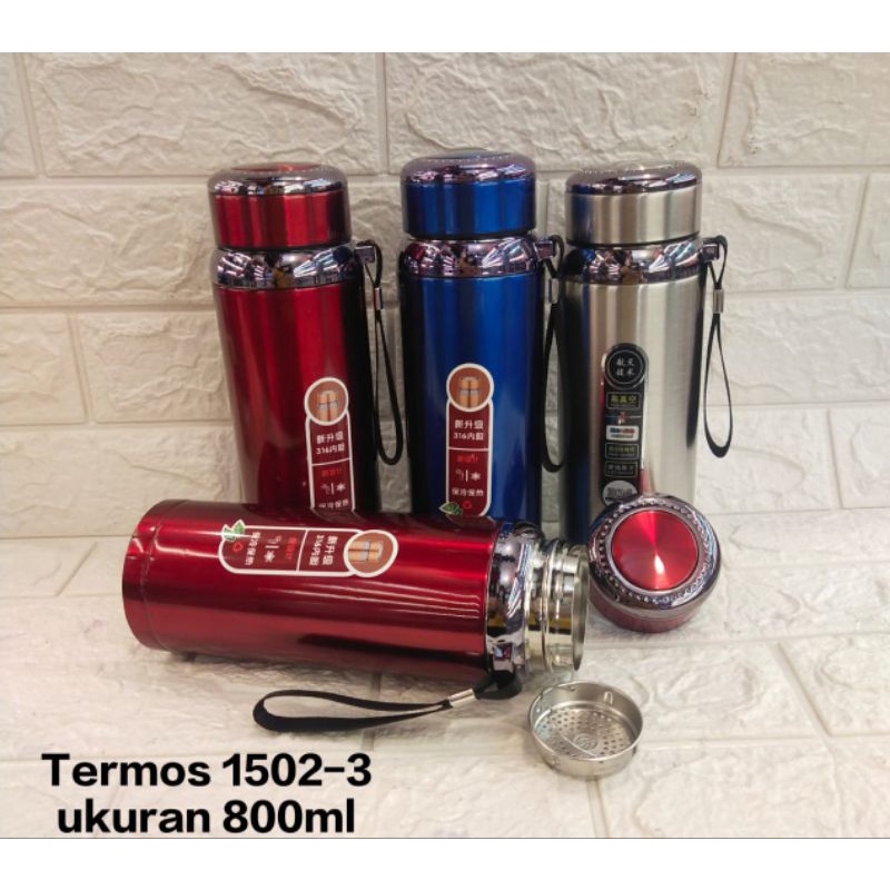 TERMOS STAINLESS STELL VACUUM CUP UK.800ml & 1000ml//TERMOS AIR PANAS
