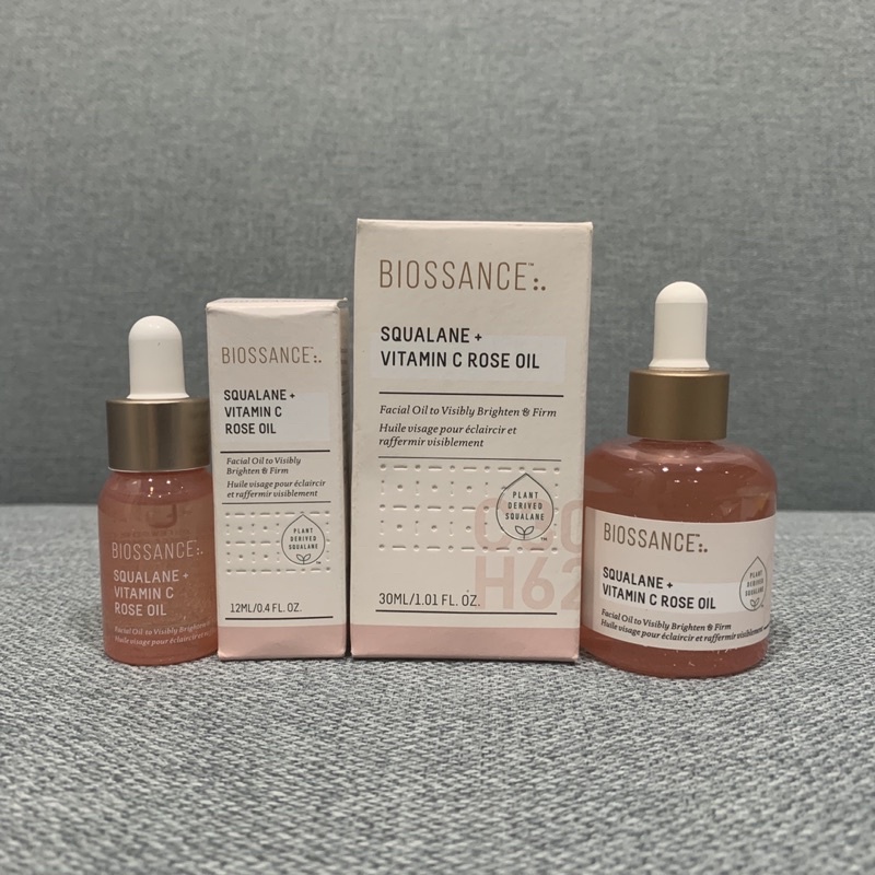 Biossance Squalane + Vitamin C Rose Oil