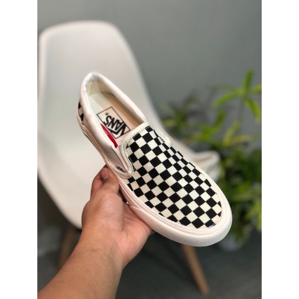 SEPATU VANS SLIP ON CHECKERBOARD OG DAN KLASIK PRIA WANITA