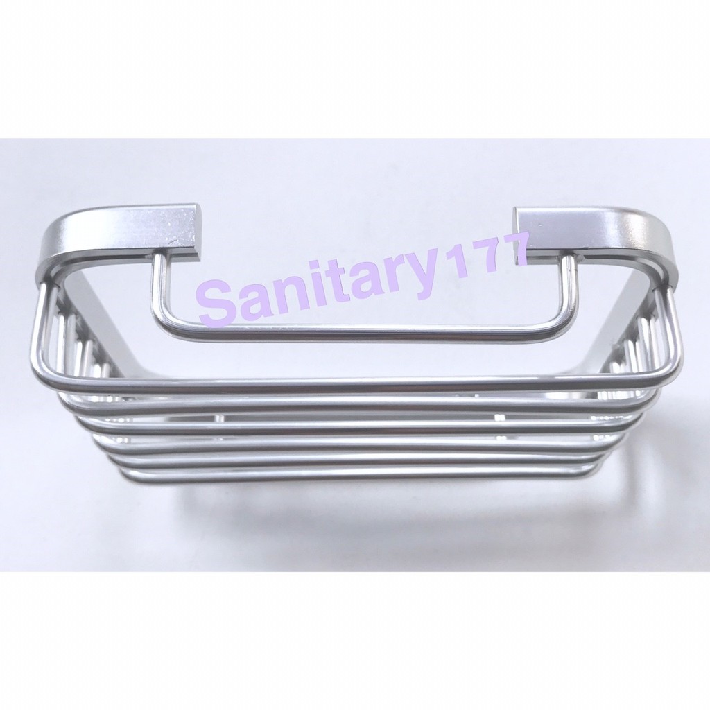 Rak sabun batang KAWAT aluminium  - tempat sabun Dispenser soap rack kamar mandi anti karat /D53