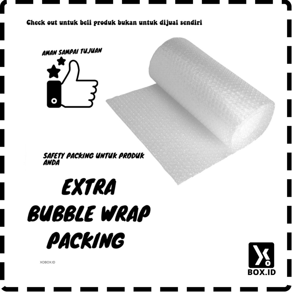 XOBOX - Bubble Wrap Packing/Extra Bubble Wrap/Safety Packing/Babel Wrap