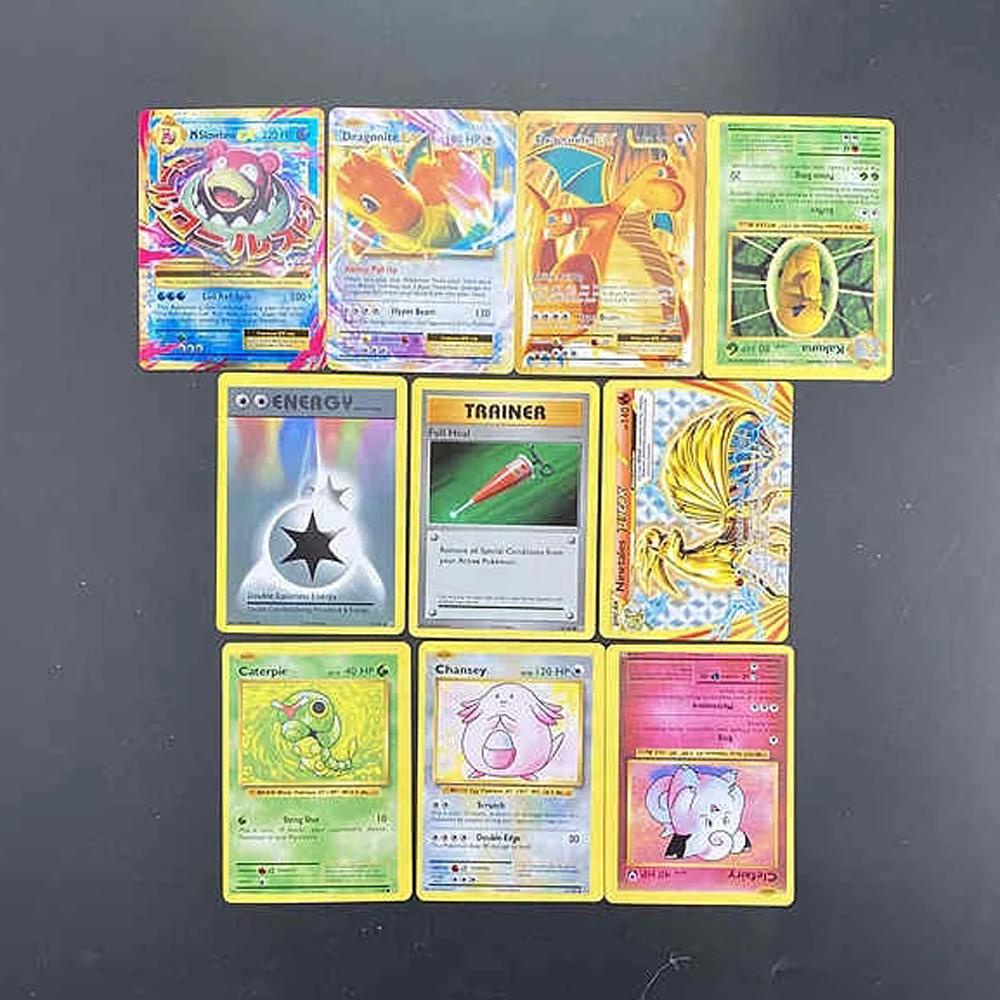 Needway   Kartu Pokemon Board Game Hadiah Anak Kartu Bersinar Mainan Evolus Unbroken Kartu Koleksi