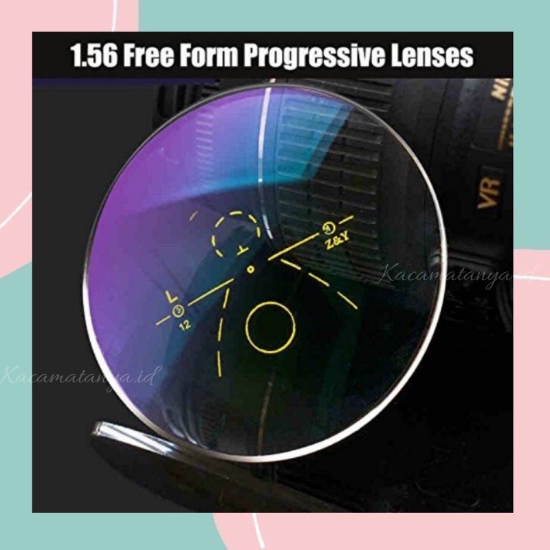 Lensa Progressive Non Cylinder/ LENSA JAUH DEKAT/ LENSA PLUS MINUS
