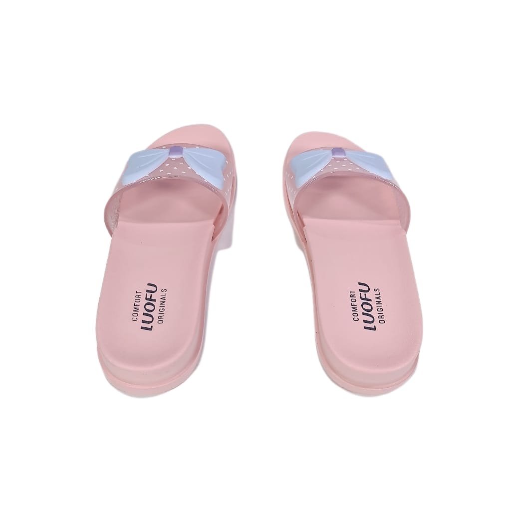 jelly sandal anak cewek luofu karet import sendal selop E7159TF-E118PT