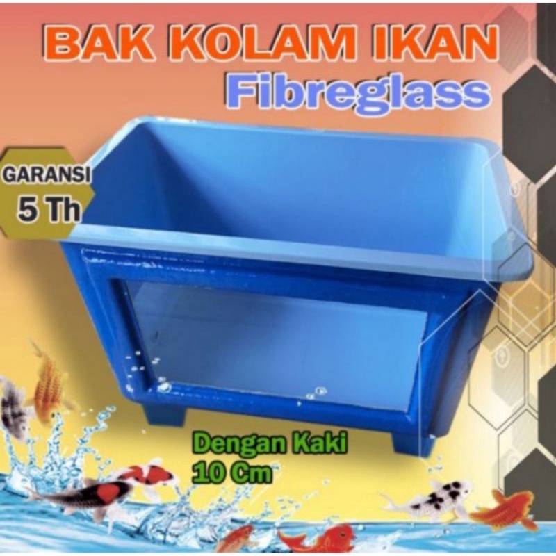 Aquarium ikan hias / aquarium modern / aquarium berbahan fiberglass / aquarium lantai / kolam ikan