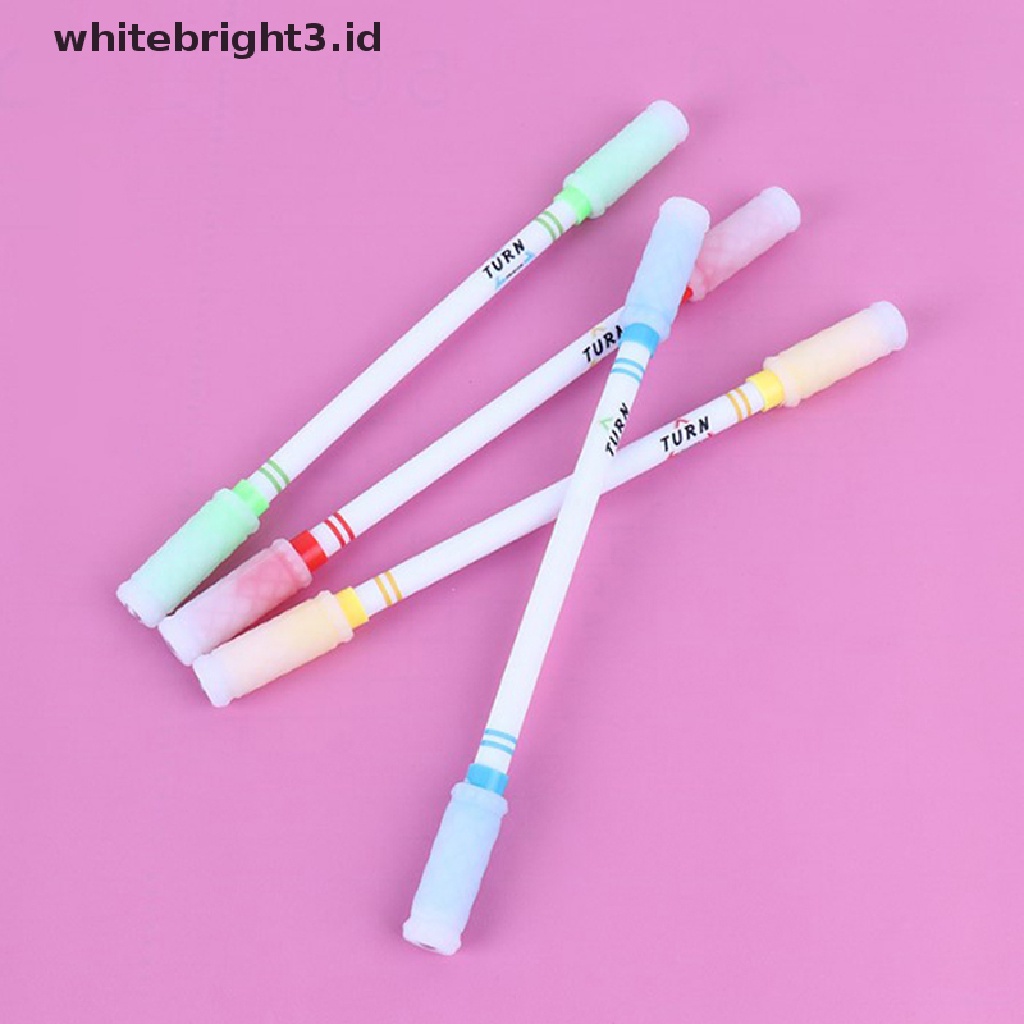 (whitebright3.id) Pulpen Spinning Anti Slip 20CM Warna Putih Untuk Kompetisi Champion