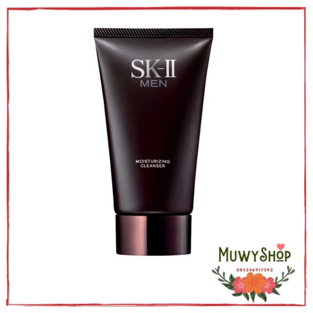 SK-II MEN Moisturizing Cleanser 120gr [HITAM] / Gentle Cleanser 120gr MEN