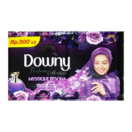 Downy Pewangi Double 500 Sachet Mystique Pesona / Allure / Passion / Anti Apek / Anti Bau 2x12 Pcs