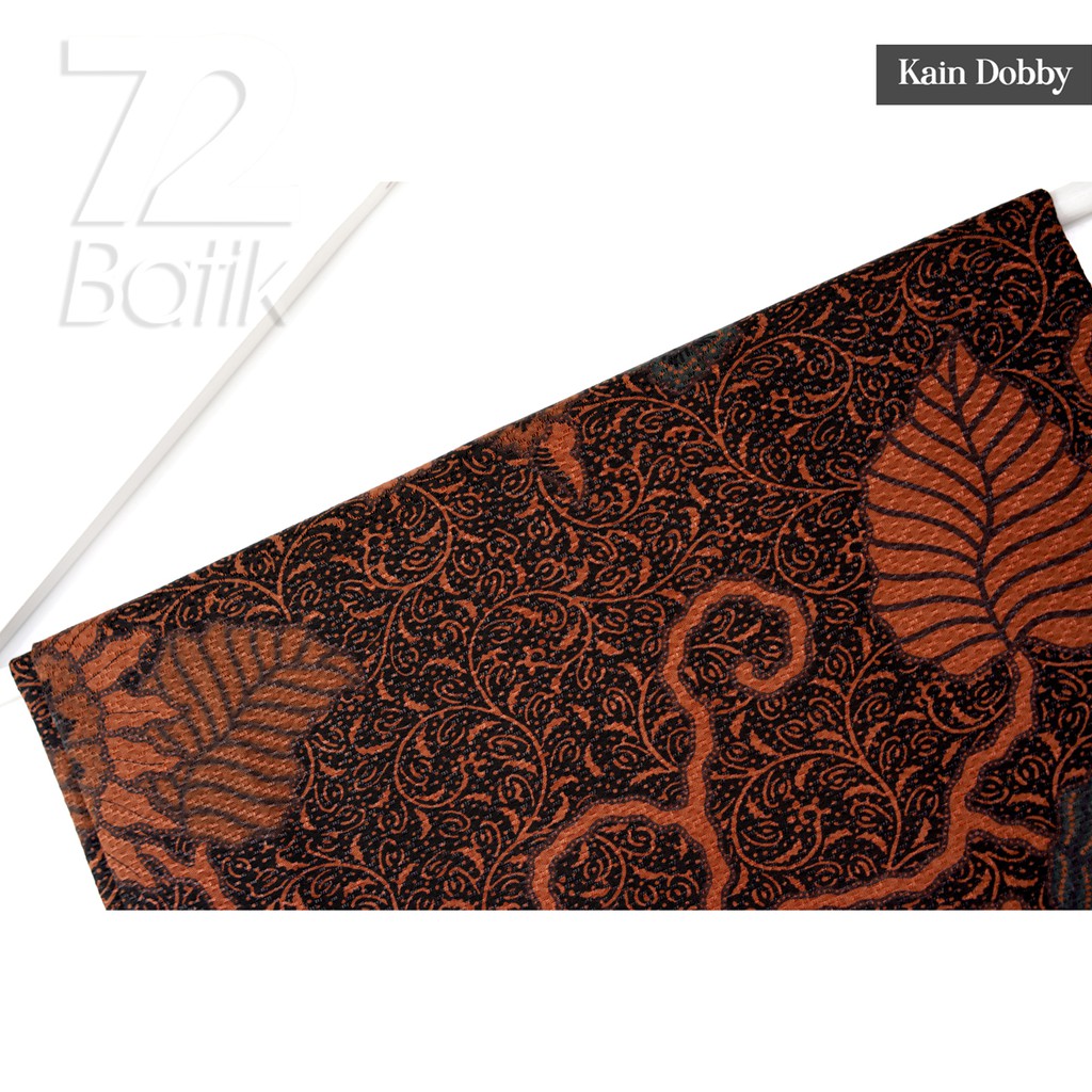 KAIN BATIK PREMIUM Dobby Motif Kembang Warna Hitam Nila Hijau Orange 728900 Cap 72 Jarik Jarit Samping Kebat Panjang Batik Dobby Modern Premium Bahan Seragam Batik Pernikahan Kantor Keluarga Murah Kamen Jadi Batik Bali Lembaran