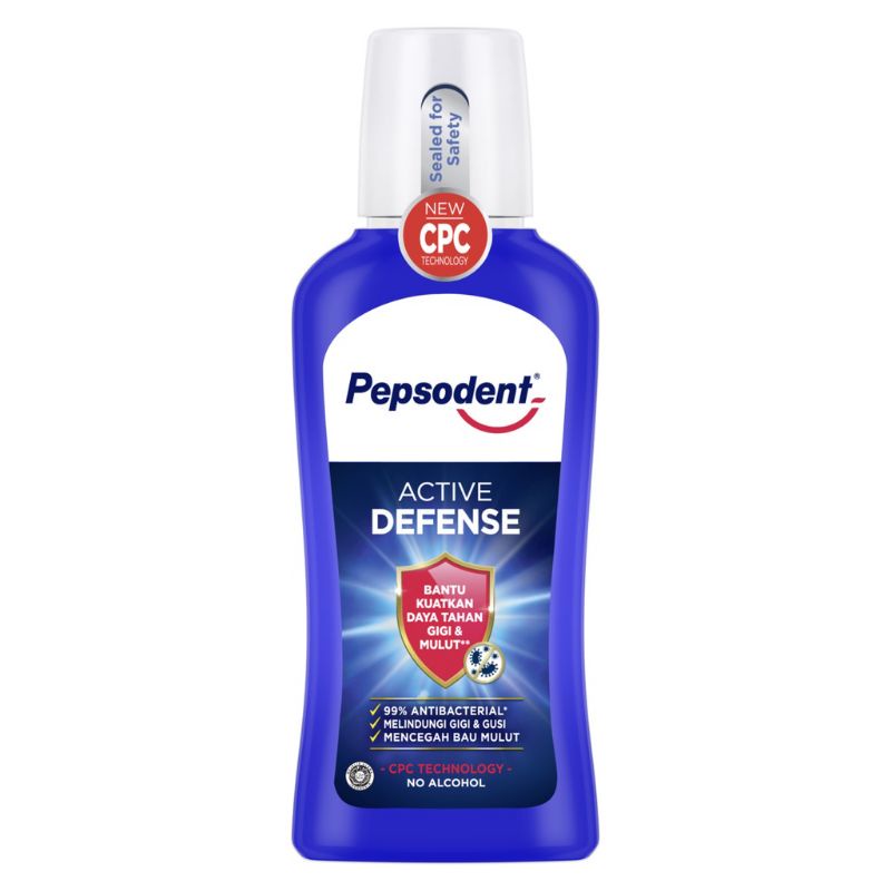 PEPSODENT MOUTHWASH ACTIVE DEFENSE 150ml