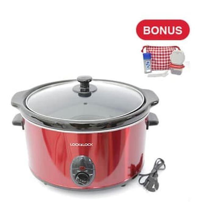 FREEONGKIR LOCK N LOCK Slow Cooker + Bonus 6 Pcs AT247