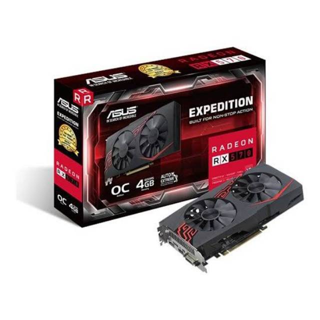 VGA CARD RADEON ASUS RX 570 EXPEDITION OC 4GB DDR5