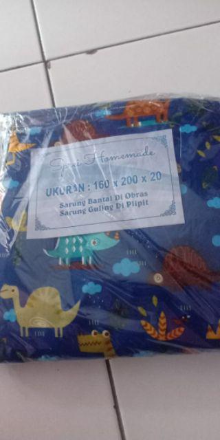 Sprei Motif Green Spongebob