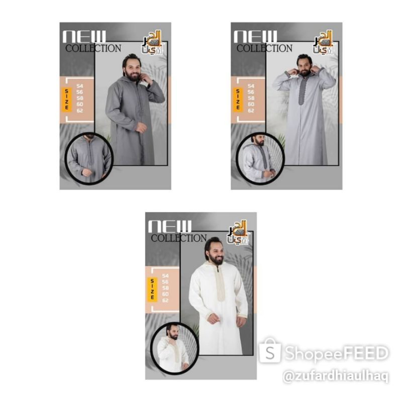 gamis/jubah Daffah Haramain