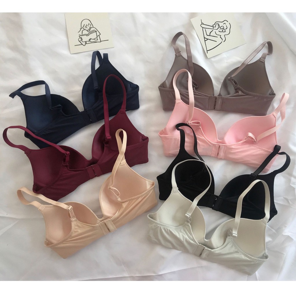 (COD) Sexy Bra Tanpa Kawat Bahan Halus Sexy Pakaian Dalam Wanita Bralette Push Up dengan Busa b05