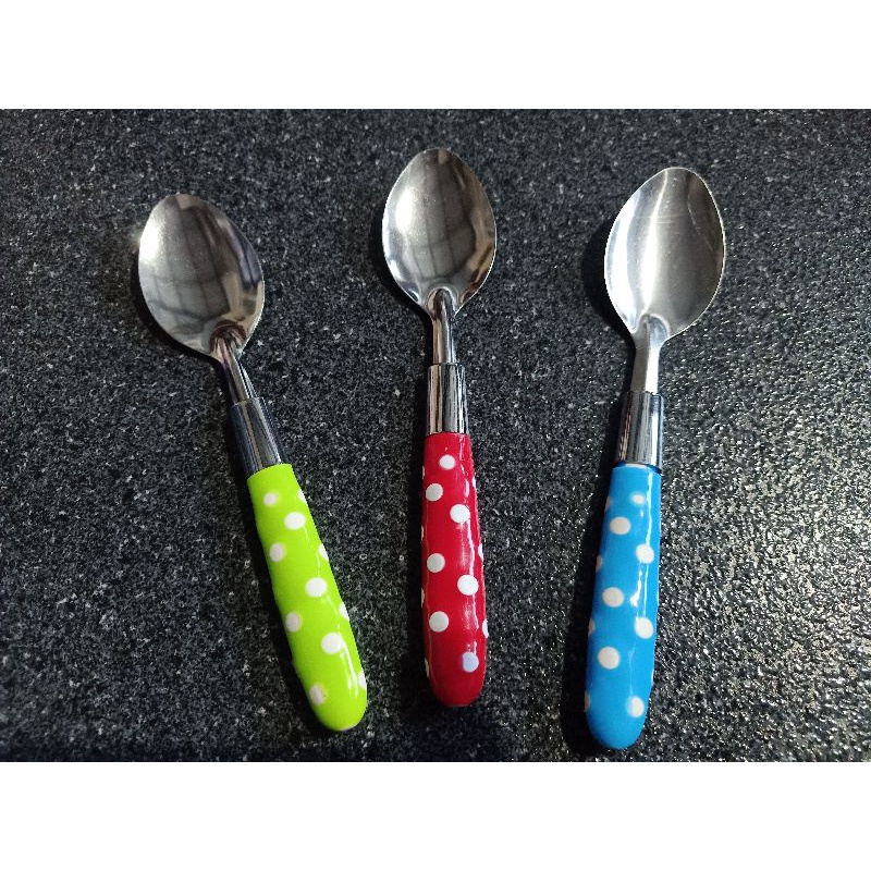 1 pcs sendok folkadot