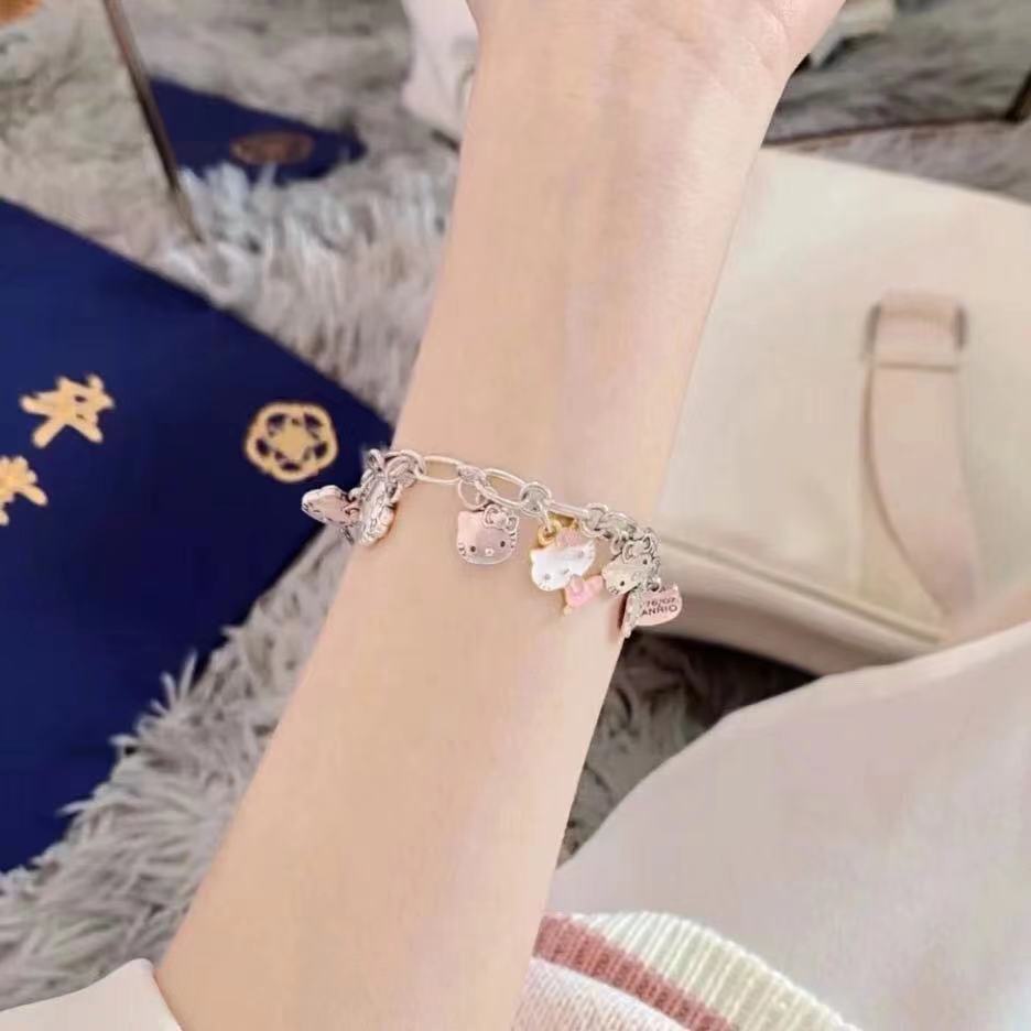 Trendi manis helloKitty lucu gelang temperamen teman wanita hadiah sisters Jepang dan Korea niche