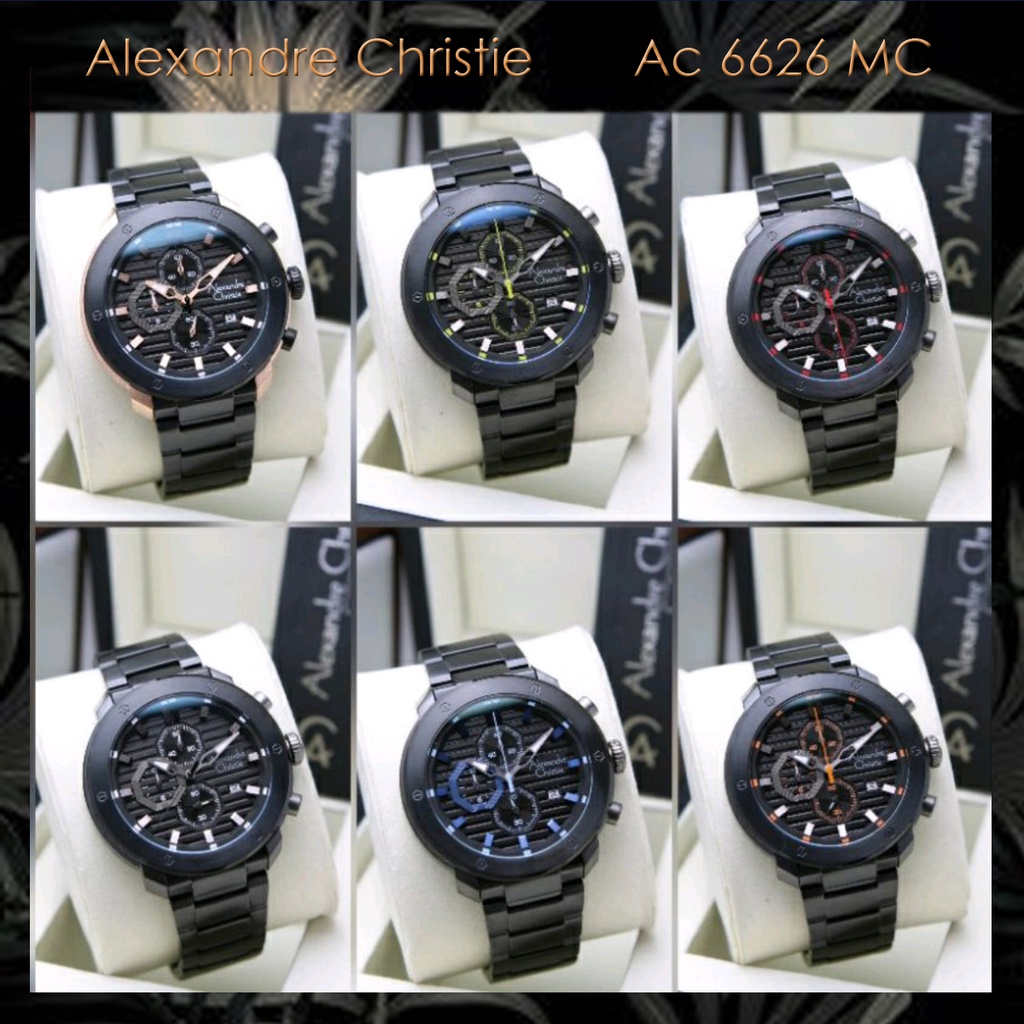 Alexandre Christie Ac 6626 Jam Tangan Pria Original Garansi Resmi 1 Tahun