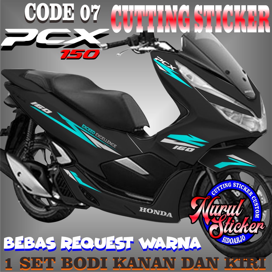 sticker pcx,cutting sticker pcx,sticker motor pcx 150