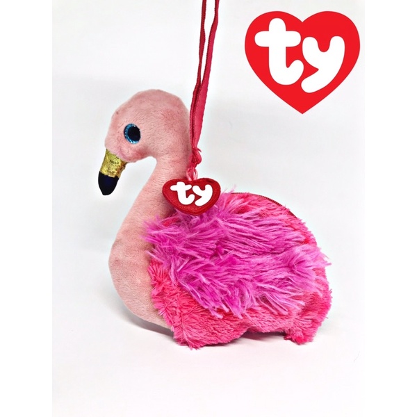 sold dompet flamingo ty