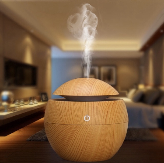 [ORIGINAL 100%] Taffware Aromatherapy Air Humidifier Desain Kayu