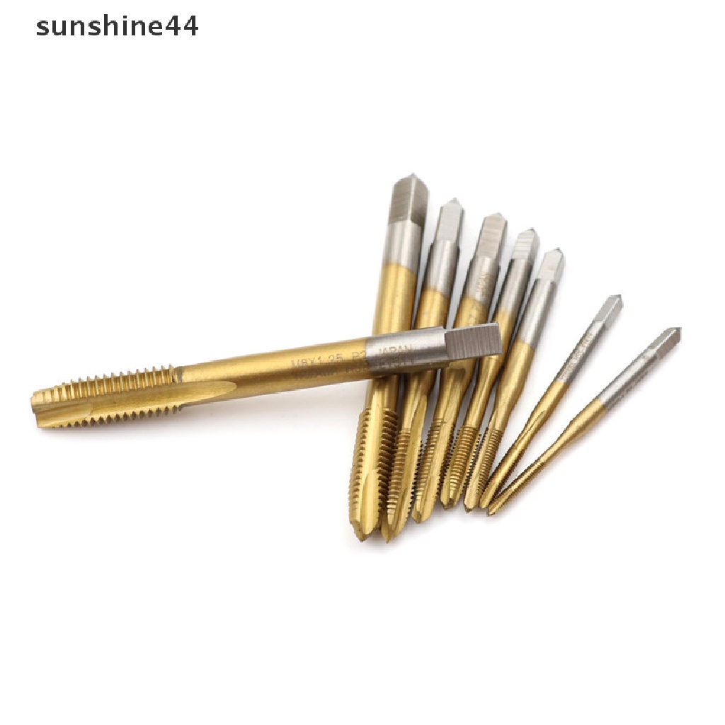 Sunshine M2 / M2.5 / M3 / M3.5 / M4 / M5 / M6 / M8 Metrik Straight Flute Plug Tap