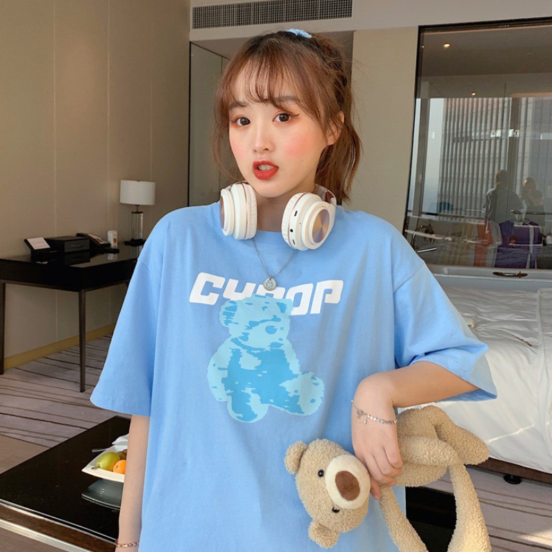 Oversized T-Shirt Kaos Choop Bear NR