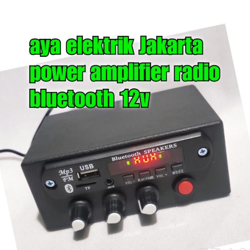 Jual TTBDG Ampli Amplifier MP3 PLAYER Bluetooth 12V / PROMO MP3