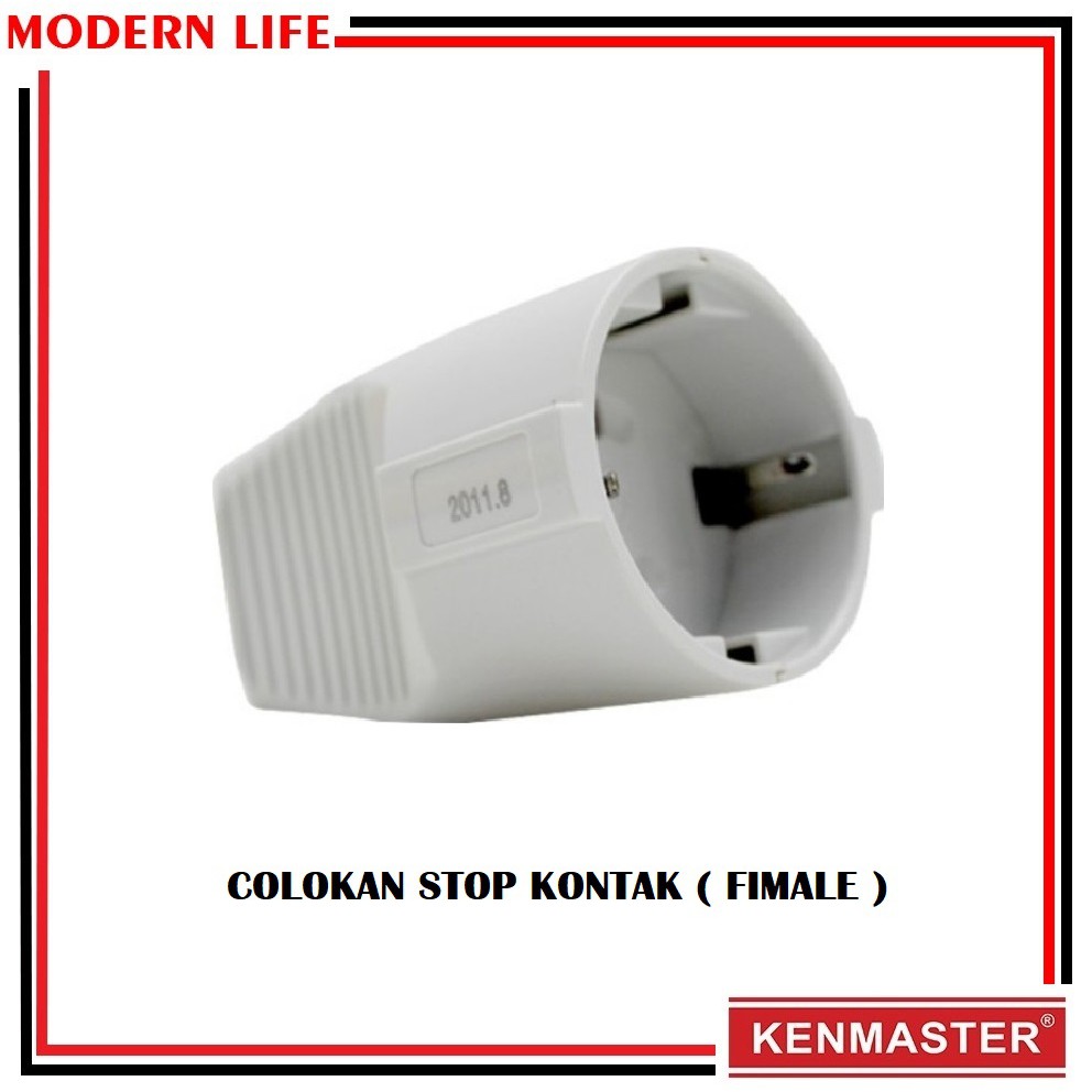 Steker Colokan / Colokan Fimale / Kepala Stop Kontak Kenmaster 507B