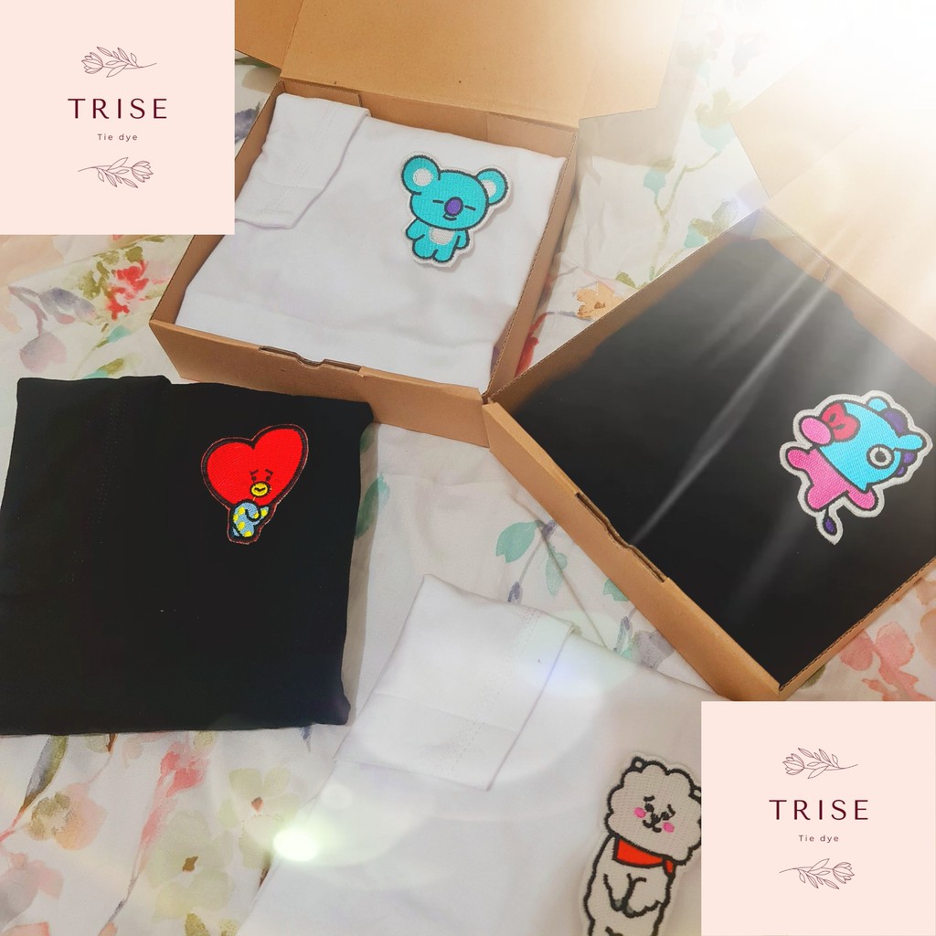Kaos BT21 BTS tanpa Masker/Tumblr Tee/Tshirt/Baju/Atasan/Hampers Kaos Kpop/Kado Hadiah Souvenir Bing