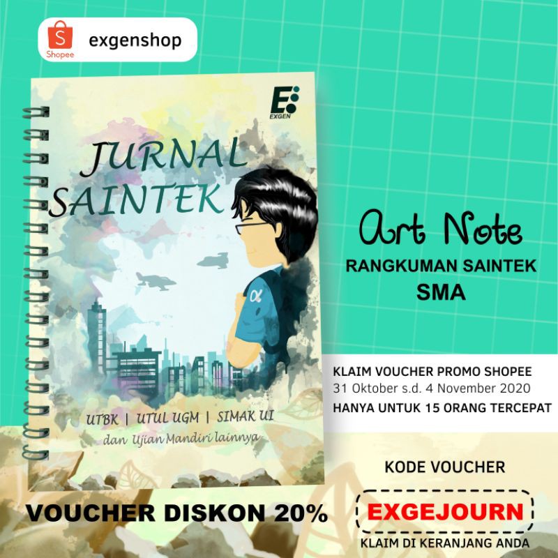 JURNAL ART NOTE SAINTEK EXGEN UTBK | SIMAK UI | UTUL UGM | UJIAN MANDIRI