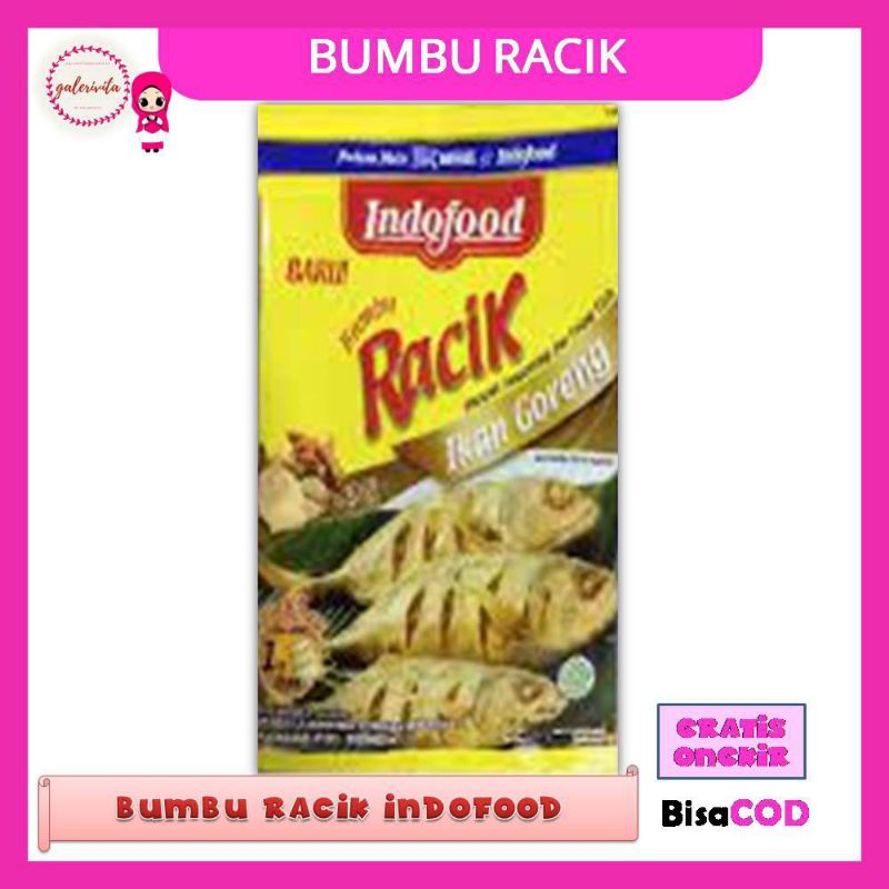 

Bumbu Racik Instan/Bumbu Racik Indofood/Racik Ayam Goreng/Racik IkanA90