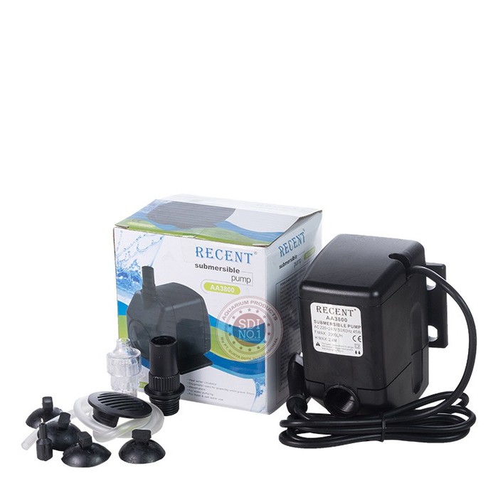 POMPA AIR AQUARIUM RECENT AA-3800 SUBMERSIBLE PUMP