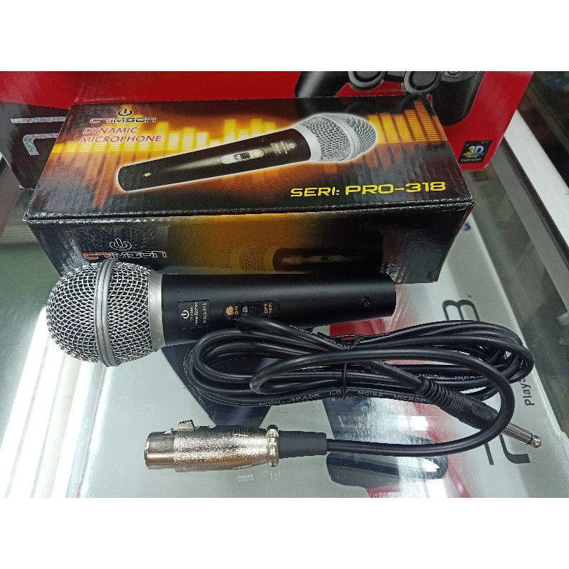 MIC KABEL MICROPHONE CRIMSON