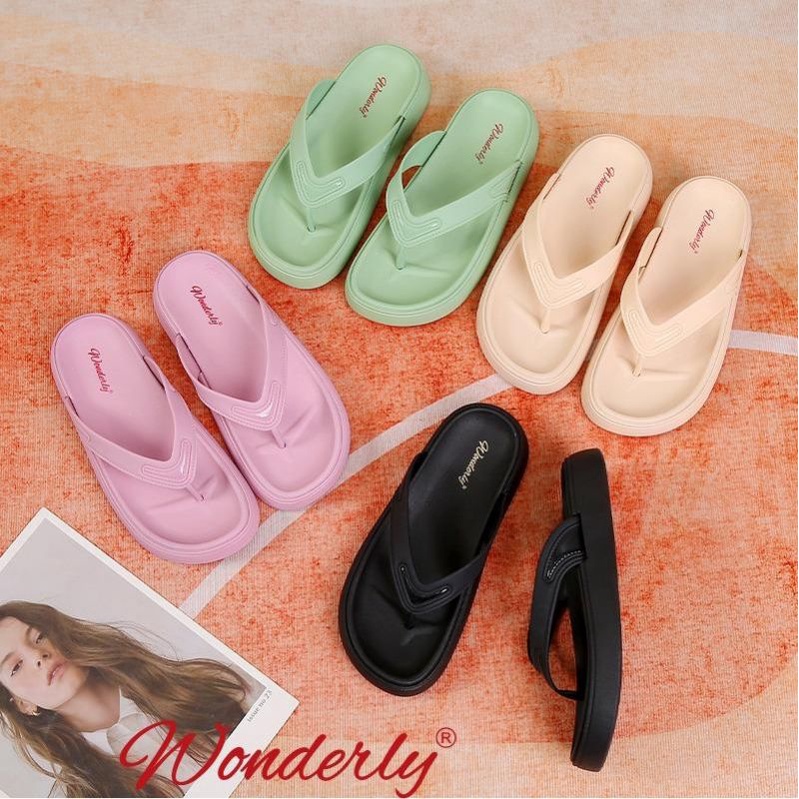 2005-WL1 [WONDERLY] Sandal Wanita Wonderly / Sandal Jepit / Sendal Jepit Wanita / Sandal Jepit Hak / Sendal Jepit Tinggi