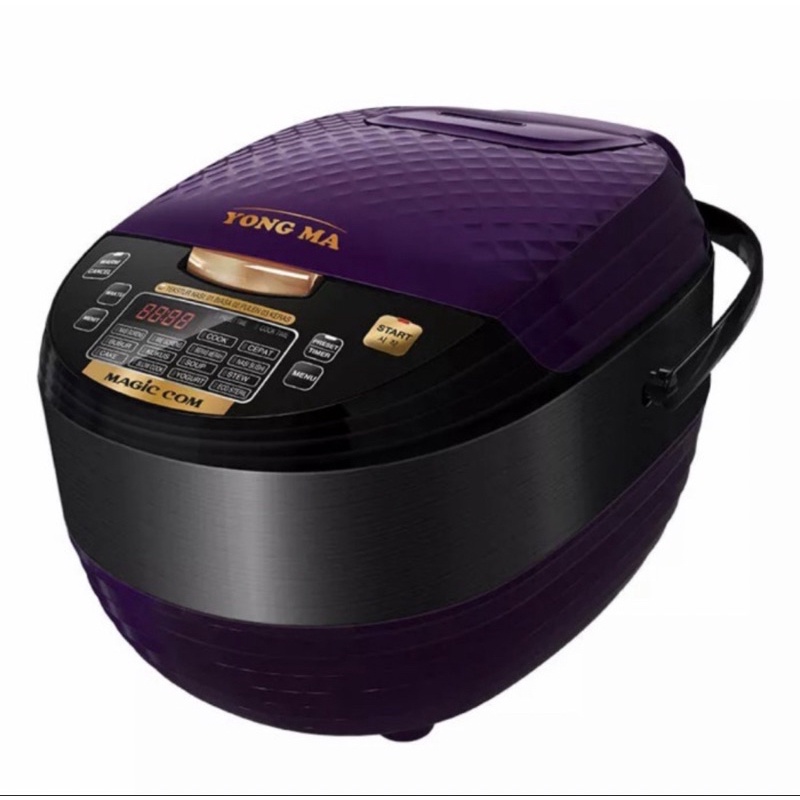 NEW Yong Ma SMC 8027N Magic Com Digital 2 Liter 14 Fungsi Eco Steril VIOLET