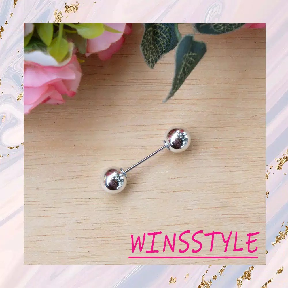 Tuspin hijab Pearl White Chrome Aksesoris muslim terbaru murah-4