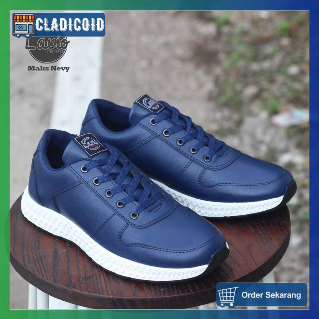 SEPATU SNEAKERS PRIA ORIGINAL KEREN &amp; MURAH, OUTDOOR, SANTAI, NONGKRONG, KULIAH LAVIO MAKS