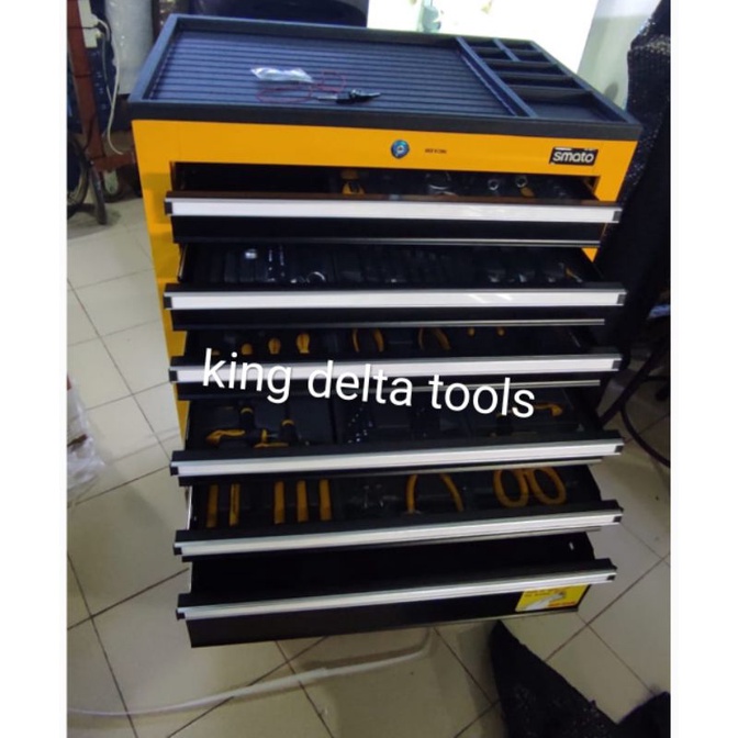 Lemari box kunci set 221pcs/cabinet 7 susun SMATO