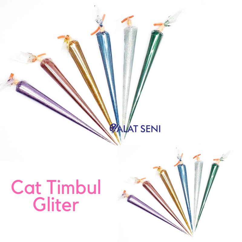 Cat Timbul Glitter / Tinta Timbul / Pewarna Cat Timbul Glitter Warna