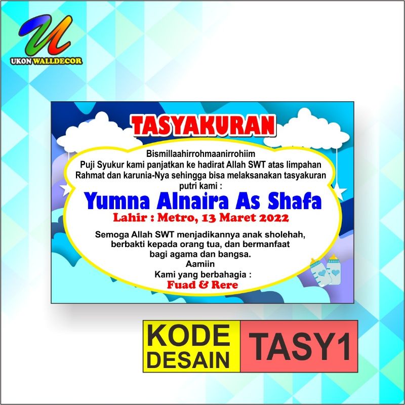 Jual Kartu Tasyakuran | Shopee Indonesia