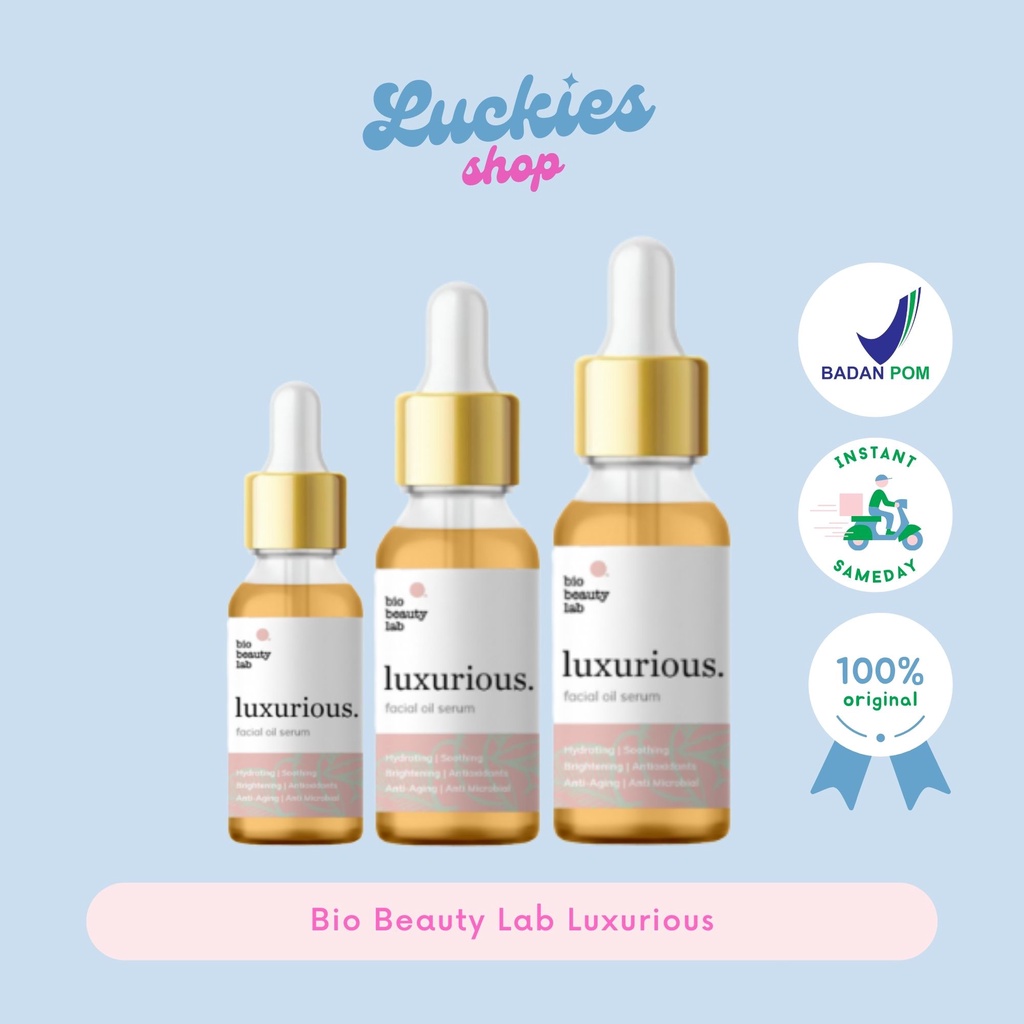 Bio Beauty Lab 10ml Luxurious Facial Oil Serum 5ml 20ml Serum Glowing Serum Pencerah Wajah Glowing