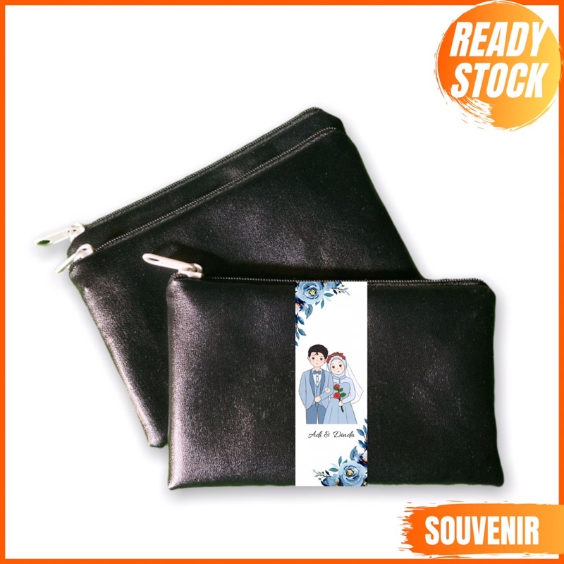 SOUVENIR DOMPET KOIN PERNIKAHAN KHITAN ULTAH TERMURAH BAHAN KULIT SISTESIS FREE CUSTUM KARTU UCAPAN PACKING PLASTIK 8x14