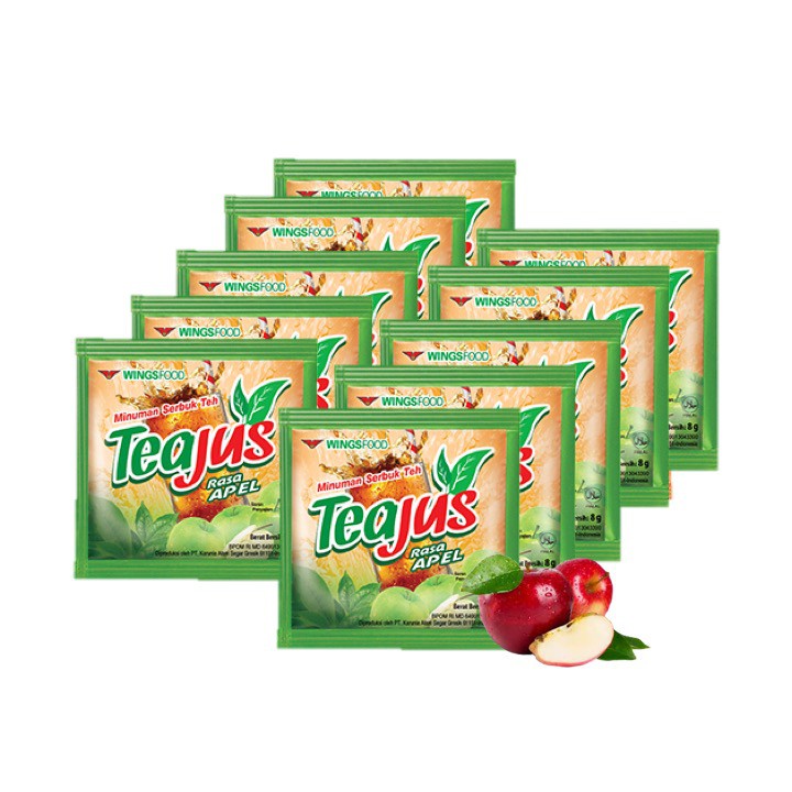 

Tea Jus Apel isi 10 Sachet x 8gr